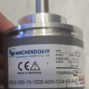 Codificador Wachendorff WDGA 36E-10-1418-COA-B00-CC5-ACF, Automatización Industrial, Lectura sin Contacto, Hecho en Alemania - Product Image 1