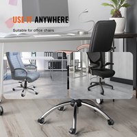 Roulettes pivotantes transparentes en PU de 2 pouces pour chaise de bureau, avec clips à ressort, roulettes silencieuses pour chaise d'ordinateur et chaise de gaming, à forte capacité de charge