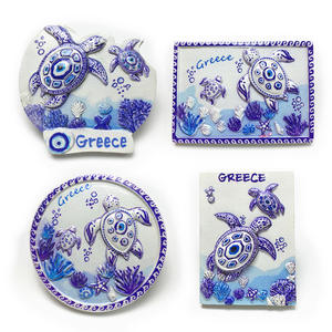 Imán de Resina 3D con Diseño de <span class=keywords><strong>Tortuga</strong></span> Marina y Encanto Mediterráneo, Temática de Grecia - Product Image 1