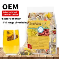Biji Cassia krisan lima harta karun biji merah Barley Gorgon sepuluh-harta Karun teh Plum asam rasa Ginseng dikemas dalam tas