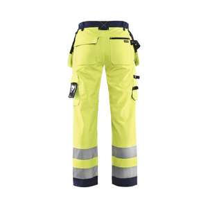 BLAKLADER - 716725173389C38 Pantalón Softshell de alta visibilidad para mujer Amarillo/Azul marino-EAN 7330509540053 ROPA DE TRABAJO DE LA HI-VIS - Product Image 2