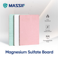 Panel de Óxido de Magnesio (MGO) No Asbesto, No Combustible, para Paredes Interiores en la Construcción de Estructuras Metálicas