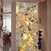 Panneau mural en résine acrylique translucide rétroéclairé par LED, grande dalle en acrylique pur, surface solide, imitation alabâtre