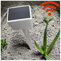 Sensor de Humedad del Suelo y Temperatura con Energía Solar, RS485 Digital Lora Lorawan GPRS 4G IP68, para Soluciones de Agricultura Inteligente