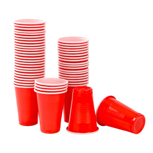 Tazze monouso in plastica a doppio colore per <span class=keywords><strong>la</strong></span> <span class=keywords><strong>cena</strong></span> della festa Set di giochi da ping pong giochi tazze da gioco da ping pong a colori per feste di vendita calde - Product Image 1