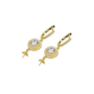 Juego de Pendientes de Plata S925 con Colgante de Gato y Aretes Personalizados con Perlas DIY, Bandeja Vacía para Accesorios, Joyería Femenina 1328 - Product Image 5