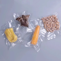 Emballage alimentaire, surface en plastique transparente, lisse, pochette de conservation alimentaire personnalisée, pré-coupée, fermeture à 3 côtés, sac sous vide en Mylar pour la viande