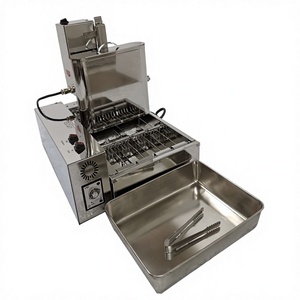 Automatic Continuous <strong>Snack</strong> Donut French Frying Making Machine/Doughnut <strong>Maker</strong> Machine With Electric Fryer - Product Image 1