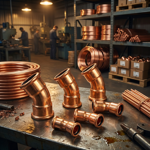 Accesorios <span class=keywords><strong>de</strong></span> Tubería <span class=keywords><strong>de</strong></span> <span class=keywords><strong>Agua</strong></span> en Forma <span class=keywords><strong>de</strong></span> M <span class=keywords><strong>de</strong></span> Cobre Puro al 99.9% con Conector <span class=keywords><strong>de</strong></span> 45 Grados, <span class=keywords><strong>Abrazadera</strong></span> Doble, Estándar Europeo y Americano - Product Image 5