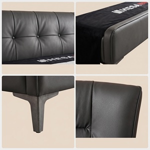 现代软床，真皮内饰，木框架，环保耐用设计，弹簧床，10年保修 - Product Image 4