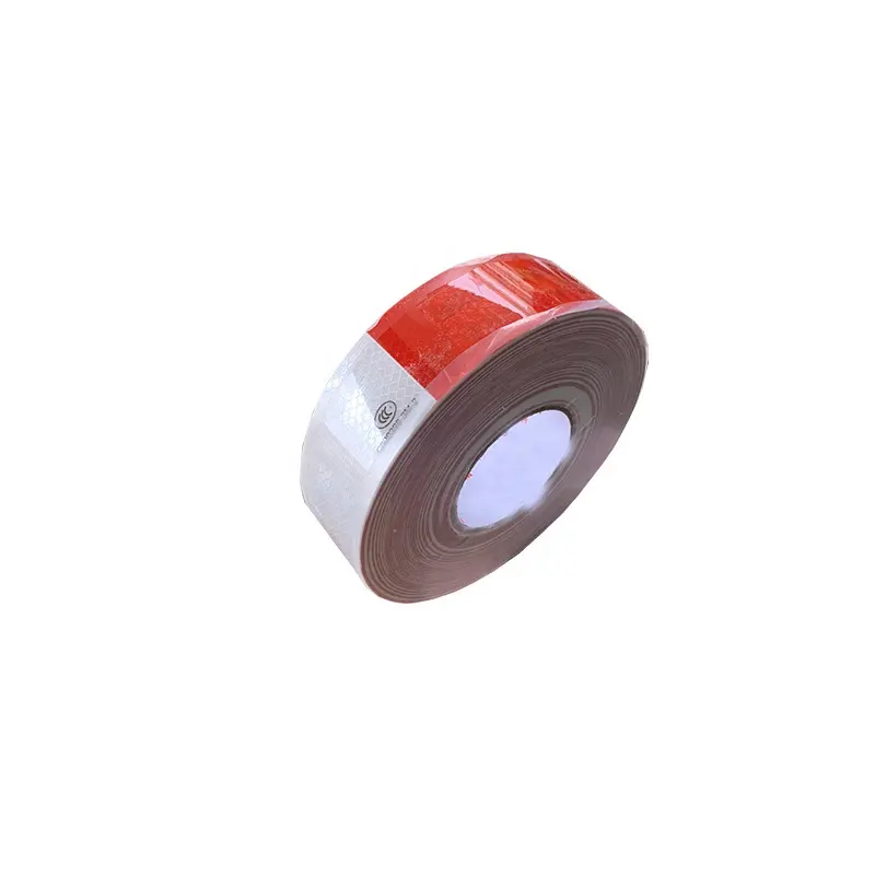 Red and White Vehicle Reflective Tapes Reflective Sheeting