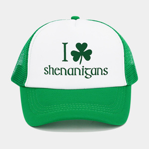Gorra de béisbol con diseño de hierba de la suerte para <span class=keywords><strong>hombre</strong></span> y mujer, gorra de béisbol de Festival irlandés de gran oferta de <span class=keywords><strong>Amazon</strong></span>, red parasol de verano, Letra de tela común - Product Image 3