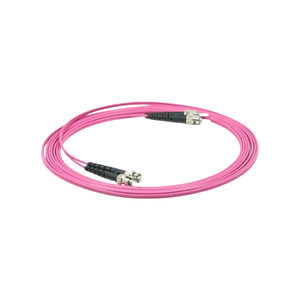 Cable de fibra óptica dúplex OD3.0 OM4 50 125um Erika Violet LSZH S216269 4038816226570 LWL 2 Faser Patchk Patchkabel - Product Image 5