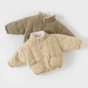 Baby Winter Gewatteerde Jas Kinderen Gewatteerde Jas Jongens En Meisjes Baby Winter Warm Gewatteerde Jas Met Fleece Jas