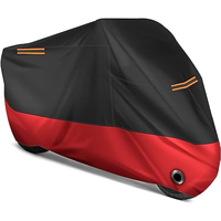 Housse de moto universelle toutes saisons qualité météo imperméable à l'eau protection solaire extérieure nuit réfléchissante