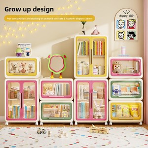 Công Suất Lớn Cao Cấp Trẻ Em Của Lưu Trữ Tủ Với Bánh Xe <span class=keywords><strong>PP</strong></span> Tổ Chức Hộp Chống Bụi Lưu Trữ Hộp Cho Đồ Lặt Vặt Đồ Chơi Lưu Trữ - Product Image 4