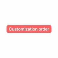 Lien dédié pour commande personnalisée, articles de personnalisation de produits sur mesure