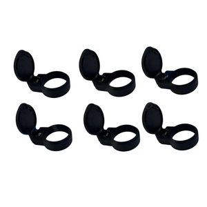 EPTRACTOR - ฝาครอบกันฝุ่นข้อต่อไฮดรอลิกแบบตัวเมีย 6 ชิ้น ขนาด 1.49 นิ้ว (38 มม.) พลาสติกสีดำ - Product Image 3