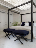 Lustre moderne suspendu pour plafond, halls d'entrée, escaliers, grand luminaire suspendu en céramique en forme de feuille, éclairage LED