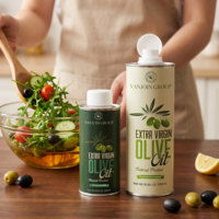 Bouteille vide pour huile d'olive et vinaigre avec couvercle, logo personnalisé, boîte en fer blanc pour huile d'olive avec bouchon à vis, boîte en fer blanc étanche pour huile d'olive