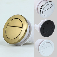 Tombol Tekan Toilet Aojiele Katup Pembuangan Ganda Warna Emas Brushed Putih Hitam Perak ABS Berlapis Elektro Untuk Geberit 116.042 055