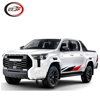 CZJF accessoires de voiture pare-chocs avant de levage de visage pour Hilux Revo 2015-2018 Restyle à Tundra lifting Kit de carrosserie de calandre modifié