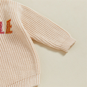 <span class=keywords><strong>Pull</strong></span> manches longues col rond paillettes lettres Turquie hiver chaud <span class=keywords><strong>pull</strong></span> en tricot Thanksgi Ving bébé fille garçons <span class=keywords><strong>pull</strong></span> - Product Image 6