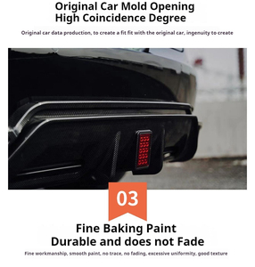 Bán Chạy Nhất ABS Nhựa <span class=keywords><strong>Turbo</strong></span> Phong Cách Phía Trước Bumper Lip Và Rộng Fender Flare Bộ Dụng Cụ Cơ Thể Mô Hình 3 Phụ Kiện Bên Ngoài - Product Image 3
