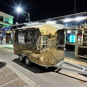 Nuevo Remolque de Comida Móvil Eléctrico con Forma de Camioneta Vintage OEM para Pollo Frito, Bebidas, Helados, Dulces y Panadería - Product Image 2