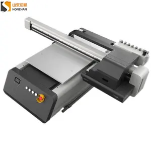 Superior Honzhan Preis Digitale Keramikfliesen-Druckmaschine 60 * 90 cm digitaler UV-Drucker mit CMYK weiße klare Tinte