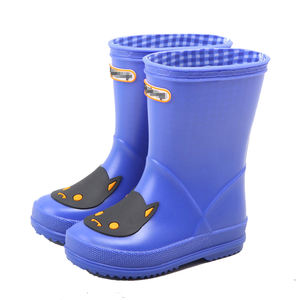 I bambini delle ragazze anatra di stampa su misura in pvc impermeabile rainboots stivali di gomma stivali da <span class=keywords><strong>pioggia</strong></span> per i bambini - Product Image 5