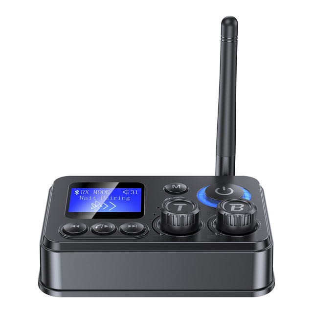 Multi-Function BT5.4 Audio Transmitter Receiver 3.5mm AUX Optical Coaxial Stereo Wireless Adapter DAC Converter for TV PC