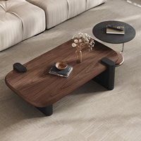 Table basse rectangulaire de style médiéval pour salon, petite table de salon, luxe léger, sensation haut de gamme, table basse rétro