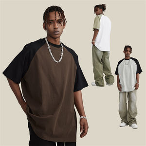 T-shirts pour hommes en vrac respirants et extensibles avec logo personnalisé imprimé 100% coton teint uni lavé coton lourd vente en gros - Product Image 1