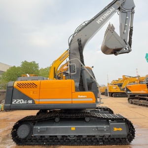 Excavatrice d'occasion Hyundai 220LC-9S (220LC-9, 220-9S) de 22 tonnes, d'origine coréenne, en excellent état et peu utilisée, à vendre - Product Image 4