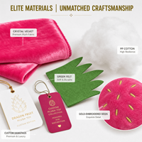 Peluche de Fruta del Dragón, Marca Premium, Merchandising de Alta Gama, OEM, ODM, Regalo Promocional de Boutique, Juguete de Peluche con Logotipo Personalizado Bordado