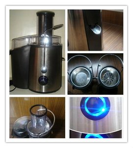 <span class=keywords><strong>Extracteur</strong></span> de jus centrifuge domestique en acier inoxydable, presse-fruits et légumes électrique portable, machine à jus multifonctionnelle - Product Image 6