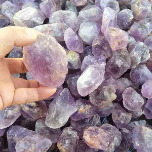 Pure Natural Amethyst Rough Stone Raw Amethyst Quartz Crystal Healing