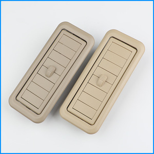 Couverture de ventilation à lamelles 62985-60020 pour Toyota Prado Land Cruiser, fixation par clip, plastique PC - Product Image 2
