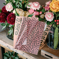 Papier d'emballage pour fleurs imperméable en gros, artisanat DIY, rouleau personnalisé avec logo, emballage cadeau pour décorations de bouquets de fleuristes