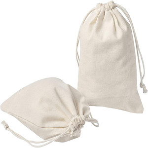 Wholesale Custom Biodegradable Cotton <b>Drawstring</b> Pouch <b>Bag</b> for Jewellery Packing with <b>Personalised</b> Logo Printing - Product Image 4