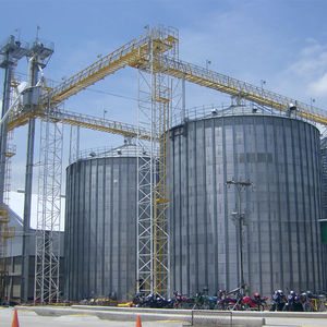 Installation d'isolation <span class=keywords><strong>thermique</strong></span> et de vis d'entraînement pour silo à fond plat pour le riz et le blé avec une capacité de 1000 à 15000 tonnes, certifié ISO9001 CE - Product Image 2