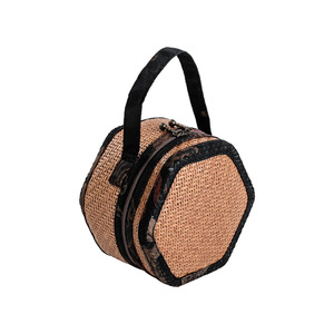 Bamboo Woven Teapot <b>Storage</b> Bag With <b>Cushioned</b> Interior For Portable Tea Travel Use - Product Image 5