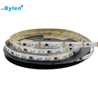 Bande lumineuse LED numérique RGB 12 mm 3 oz PCB Série 15M 12V/24V 12W/14W WS2811/USC1903 20 pixels/10 pixels découpable IP20/IP65 CE RoHS