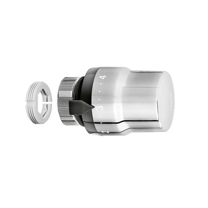 <b>Thermostatic</b> <b>Control</b> With Ring Chrome For Home Hvac Systems - Product Image 1