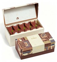 Boîte pliable personnalisée à couvercle pour sachets de café et de thé, présentoir de supermarché, emballage pour magasin de miel