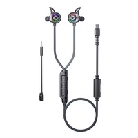 PLEXTONE M762 Ultra RGB Oyun Kulaklığı Ses Çipi Oynarken Şarj Etme Özelliği 40W'a Kadar Dairesel Gökkuşağı Çift Mikrofon Sistemi PC için