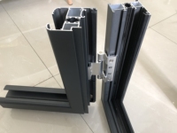 Ventanas y Puertas Francesas de Aluminio Estándar de Australia, Ventana Abatible para Instalación en Viviendas con Vidrio Simple/Doble