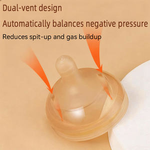 Lot de biberons en <span class=keywords><strong>verre</strong></span> en gros, prix d'usine, <span class=keywords><strong>biberon</strong></span> anti-colique avec tétines jetables, service OEM de logo personnalisé - Product Image 6