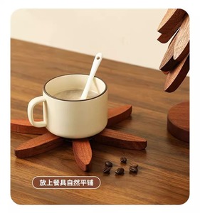 Factory Custom Heat-resistant <strong>Mat</strong> Wooden Tree Trivet Tivet <strong>Placement</strong> <strong>Mats</strong> for Dining <strong>Table</strong> - Product Image 3